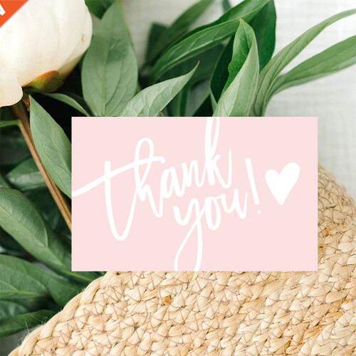 30Pcs/Pck Thnk You Crd Prty Gift Shopping Purchse Thnk