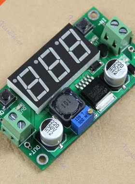 DC-DC LM2596 Voltage Regulator + Led Voltmeter Buck Step Dow