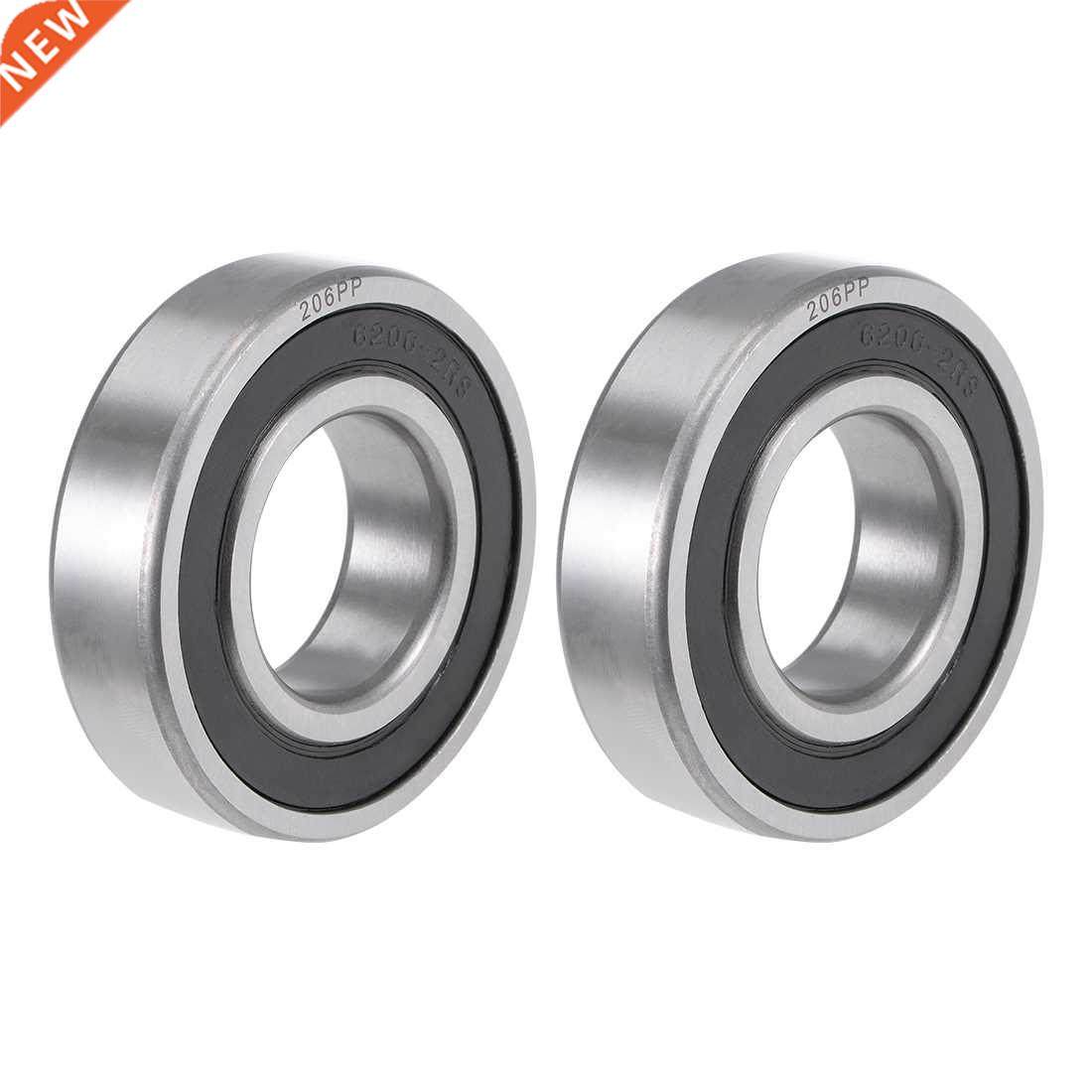 206PP Ball Bearing 30x62x16mm Double Sealed 6206-2RS Deep Gr