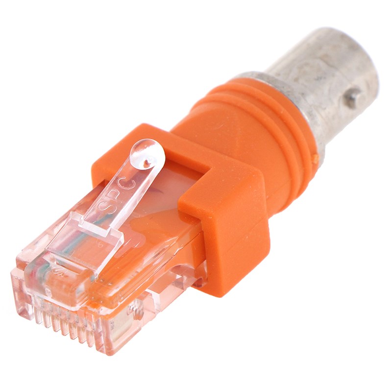 1pc BNC Female To RJ45 Male Coaxial Coax Barrel Coupler Adap