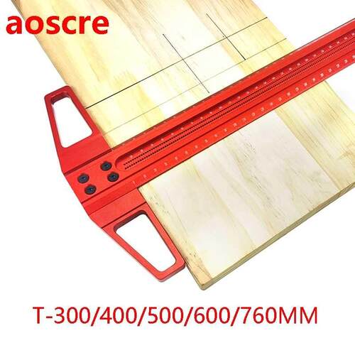 160-760MM High precision Woodworking Scribe T-Type Square Sc