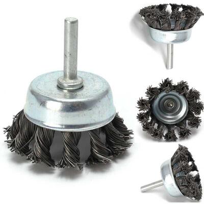Wire Wheel Joint Knotted Cup Wire Brush Rotary Crimp Cup For