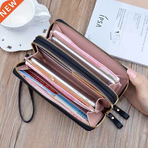 Women Wallet PU Leather Red/blue/pink/black Card Holder Doub