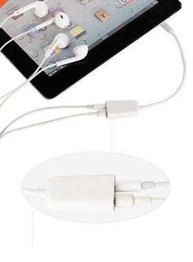 Fast delivery 1Pcs .5mm AUX Audio Splitter Cable Earphone