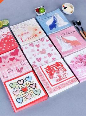 33 Design 20Pcs/lot Wedding Decoration Decoupage Paper Napk