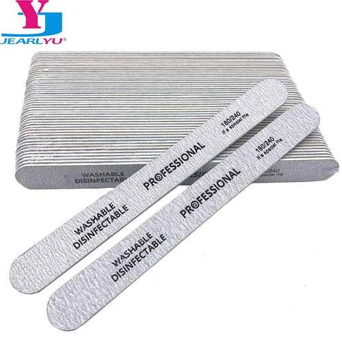 New 50 X High Quality Wood Nail Files Artificial Nail Tips F