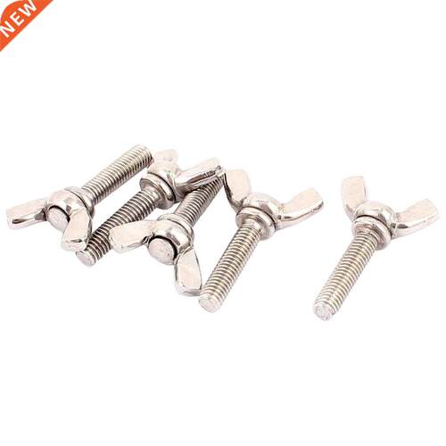 M5x20mm 20mm Wide 304 Wing Head Screw Bolts 5pcs