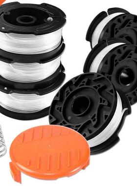 Lawn Trimmer Line, 6 Pieces Thread Spools For Black And Gras