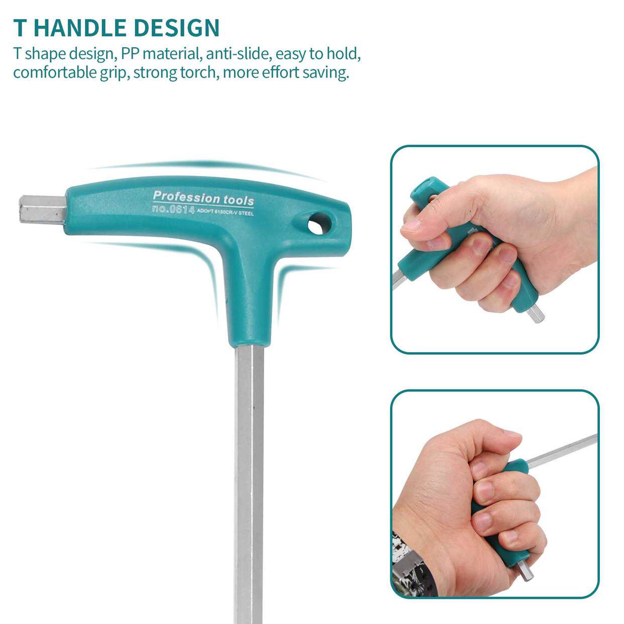 6/9 PCS Allen Key Wrench Set Hexagon Screw Nuts Spanner Kits