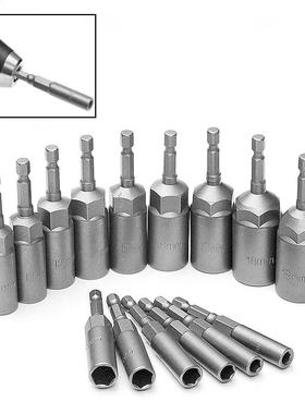 15PCS 5.5-19MM Deepen Power Nut Driver Drill Bit Set Impact