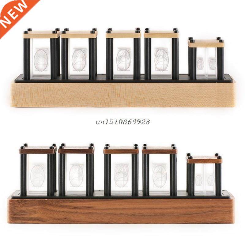 Time tube Glow tube Quasi-glow tube clock LED digital solid