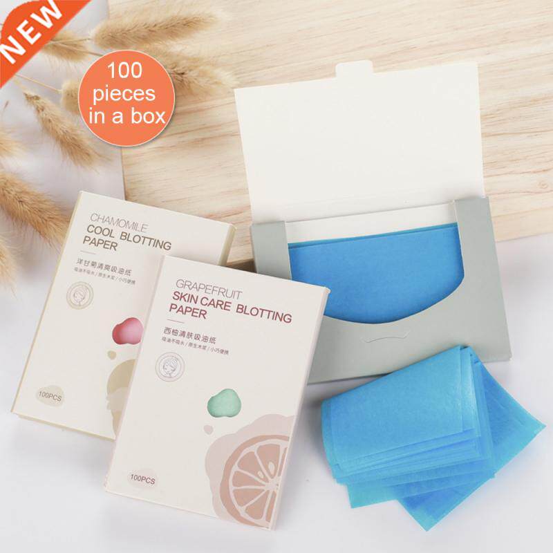100PCS Facial Oil Blotting Sheet Face Oil Control Absorbing