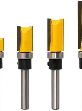 4Pcs Flush Trim Router Bits Top Bearing Router Bit 1/4 inch