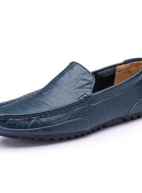 Leather Men Casual Shoes Luxury Brand 2021 Mens Loafers Mocc