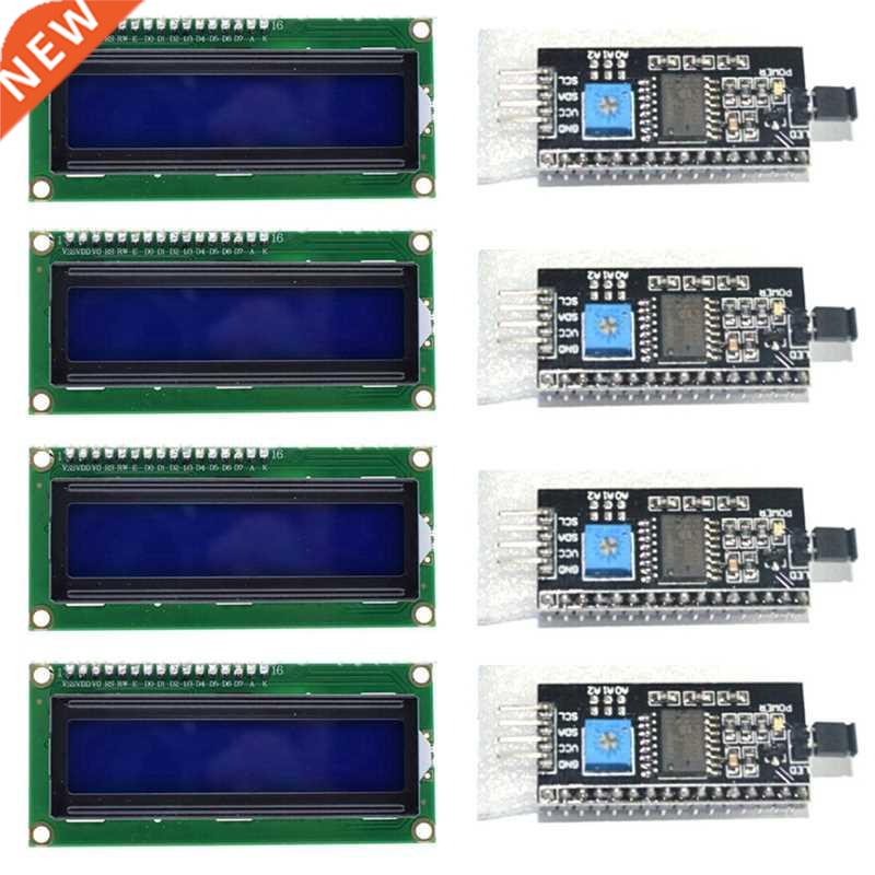 8 Pieces IIC/ I2C/ TWI LCD Serial Interface Adapter and LCD