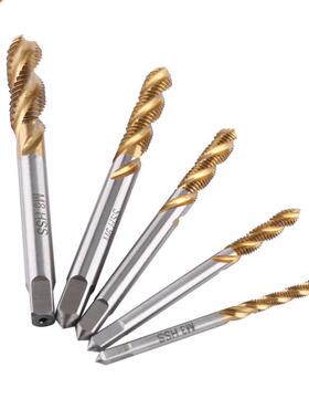 5pc Hss Spiral Point Tap raight Flute Metric Machine Screw