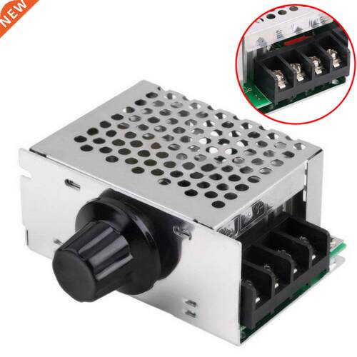 SCR Voltage Regulator Dimmer 4000W 220V AC Stable Motor Spee