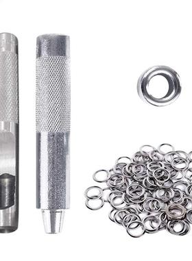 120pcs 10mm Slver Eyelet Punch De Tool Set Metal Button fo