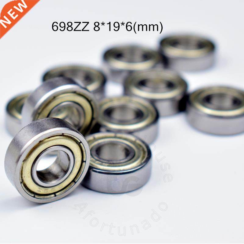 10pcs 698ZZ 8*19*6(mm) free shipping chrome steel Metal Sea
