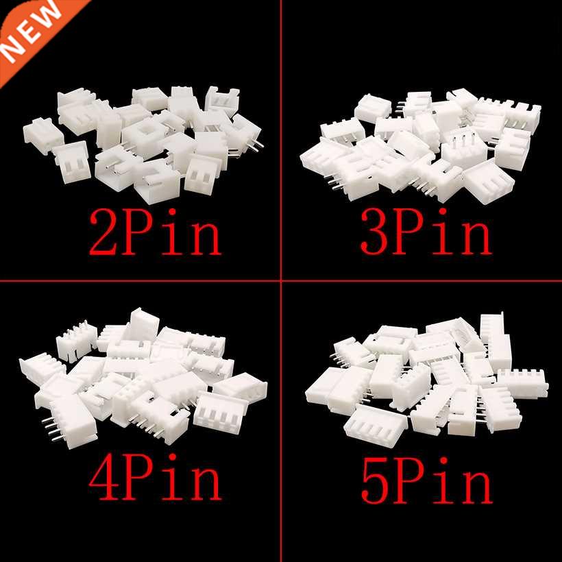 100Pcs/lot JST XH Pitch 2.54mm 2P 3P 4P 5Pin Plastic Shell M