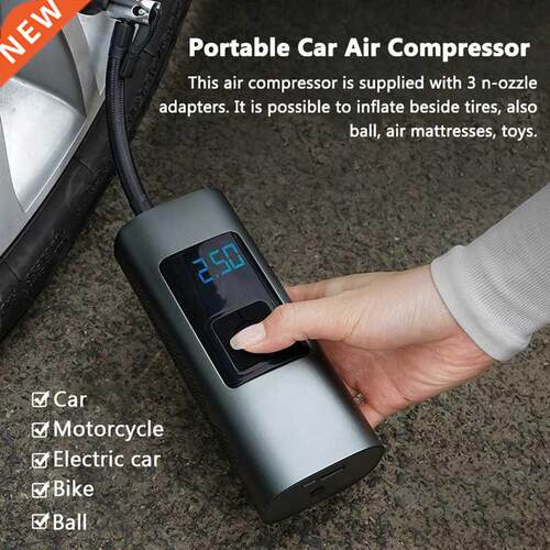 Multifunctional Inflatable Pump Pressure Gauge Car Air Compr