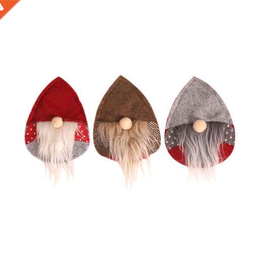 6pcs Christmas Cutlery Cover Set Fork Holder Ornament Tablew