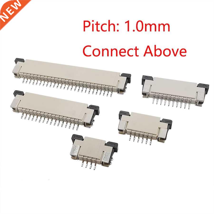 10Pcs 1.0 1mm FPC FFC Connector Connect Above 4/6/8/10/12/14