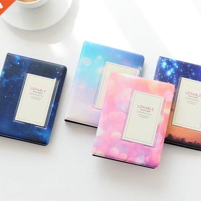 1PC 64 Pockets 3 Inch Starry Sky Films Stamps Photo Album Bo
