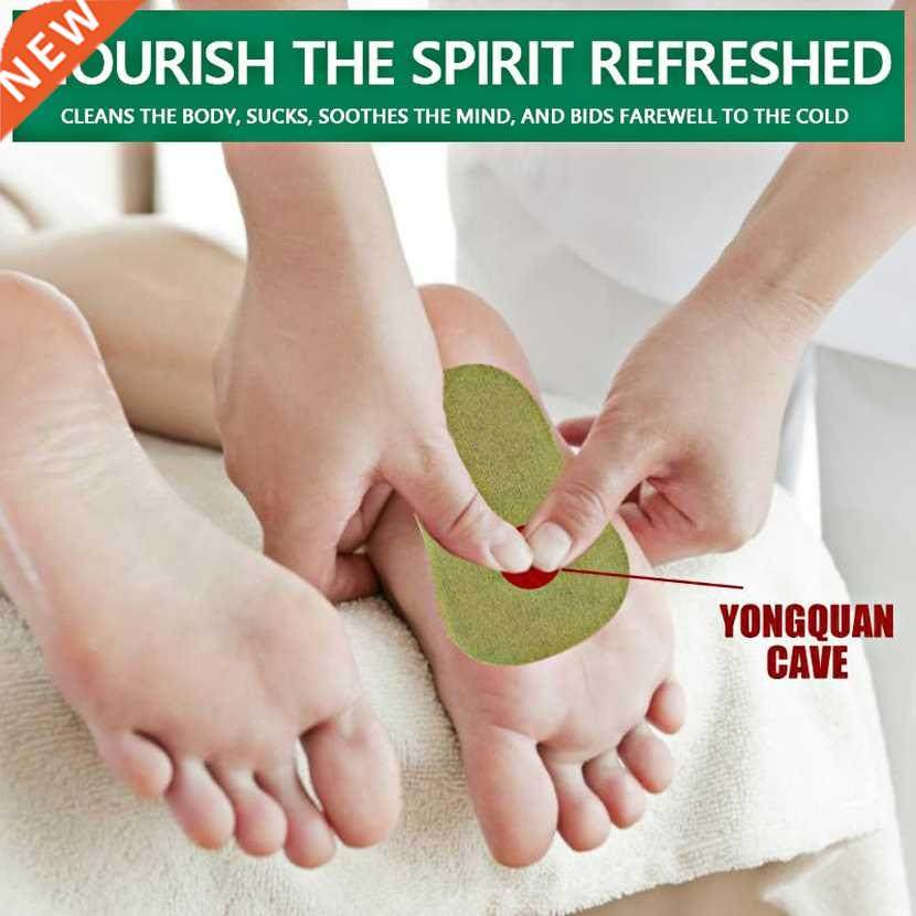 100PCS Weight Loss Slim Patch Detox Foot Sticker Wormwood Fo