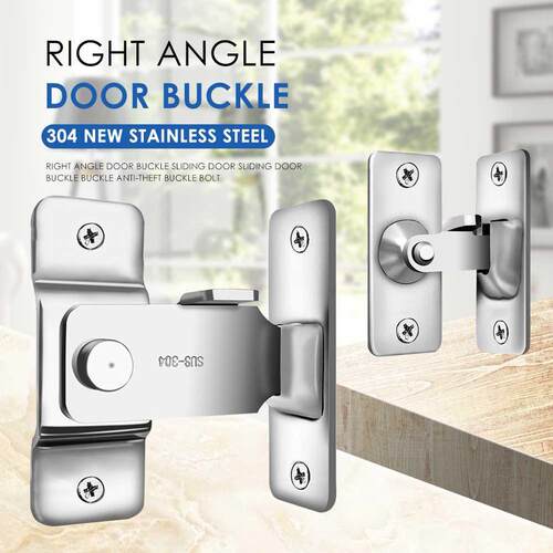 90 Degree Stainless Steel Door Latch Right Angle Sliding Doo