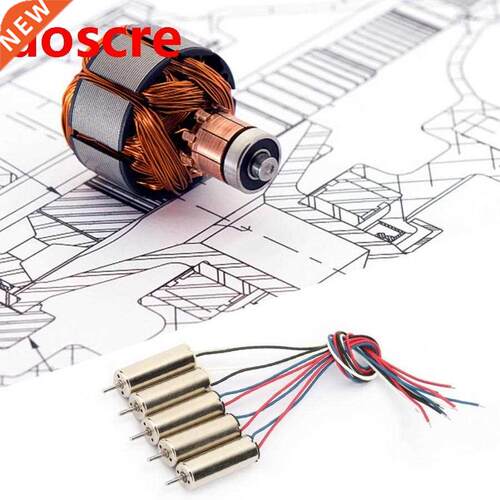 5 pcs Micro Coreless Motor 3V 24000RPM High Speed Large Tors