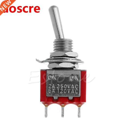 1pc SPDT Switch 3 Feet 3 Pin 2A/5A On/On 3 Pins Miniature To