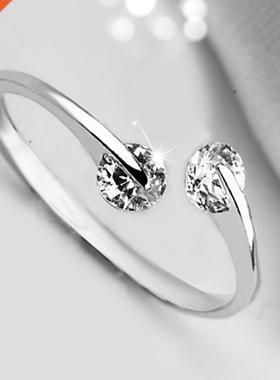 New Women's Wedding Band Rings For Female Rose Gold Ring