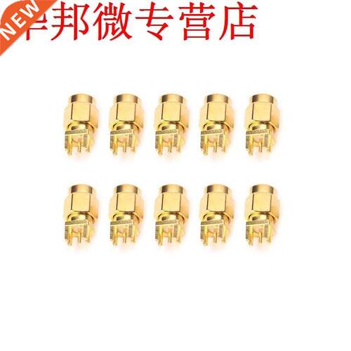 10pcs SMA Female Jack PCB Clip Mount RF Connectors Solder Ed