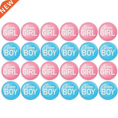 Gender Reveal Button Pin-24 Pieces Pin Up Badge Accessories