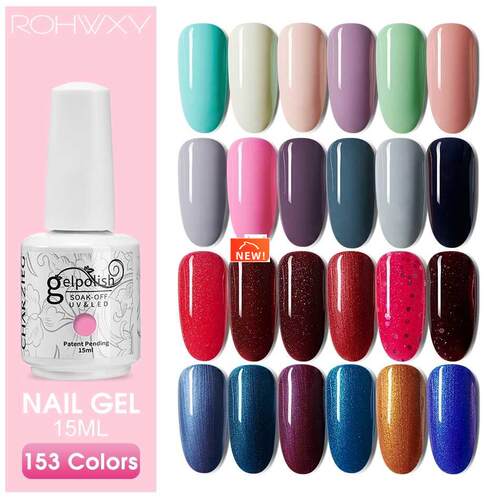 15ml Gel Nail Polish Sweet Color Nude Manicure LED UV Gel