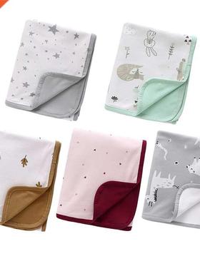 2 Layers Baby Blanket & Swaddling Newborn Thermal Soft B