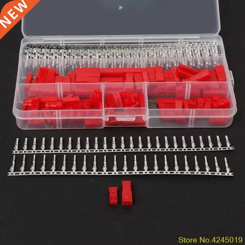 420PCS JST Connector Plug 2Pin Female, Male and Crimps RC Ba