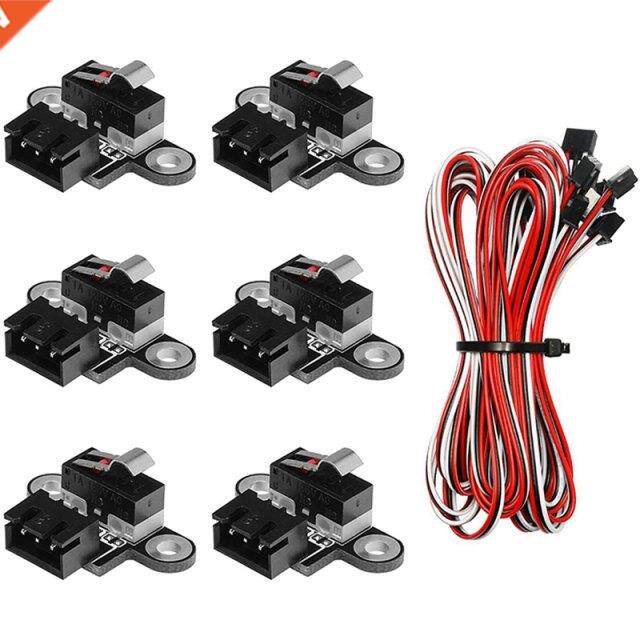 6PCS Miniature Limit Switches With 1M 3PIN Cable For 3018-Pr