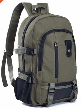 Men Vintage Backpack Rucksack Travel Sport Schoolbag Campin
