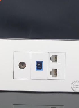 120MM Wall Plate 4 Ports CAT5E RJ45 Network LAN + SC Optca