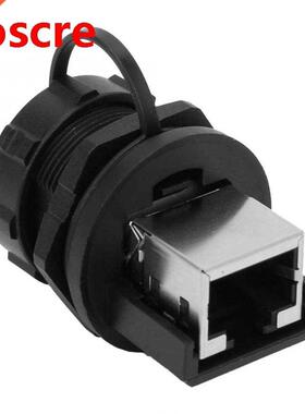 2 Pcs 180 degree RJ45 Connector Post-Board Outdoor Waterproo