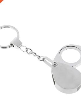 Loupe lentille avec porte-clés Loupe poche pliante 10