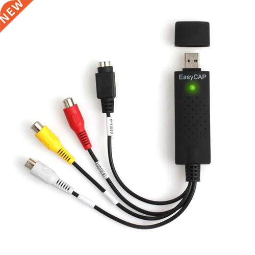 CD Black Durable Usb2.0 Vhs To Dvd Accessories Transmit Vide