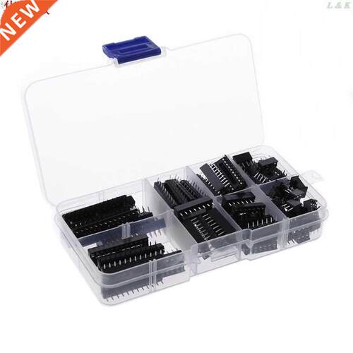 66 Pcs DIP IC Sockets Adaptor Solder Type Socket Kit 6 8 14