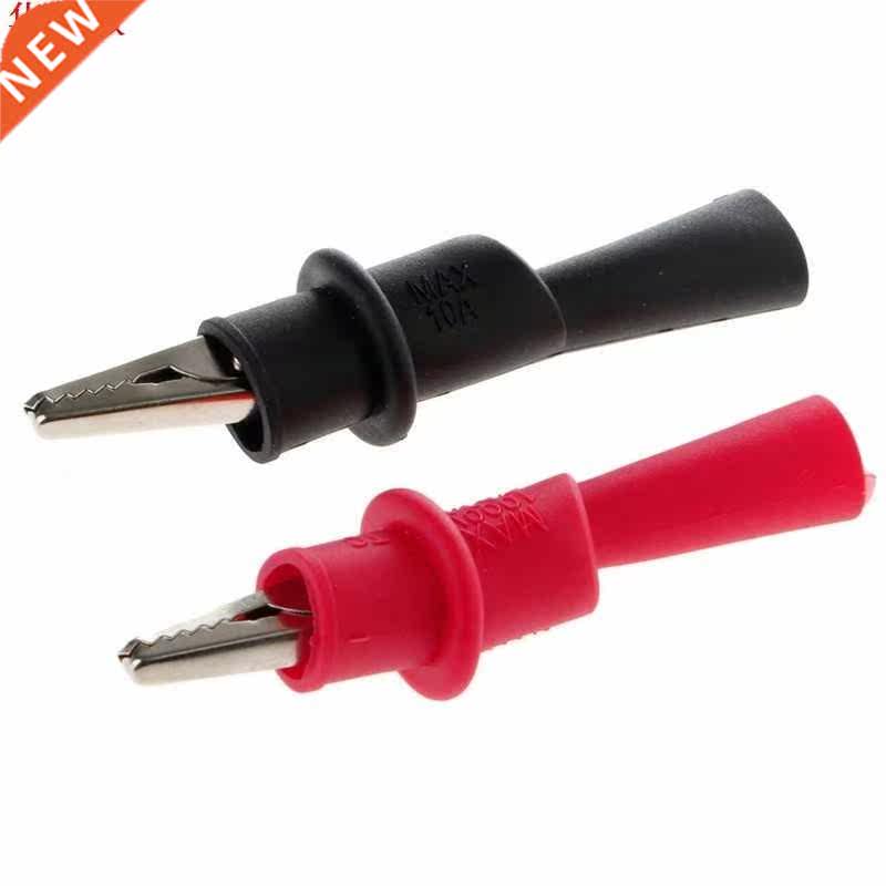 1 Pair Alligator Crocodile Test Clip Clamp For Multimeter Te