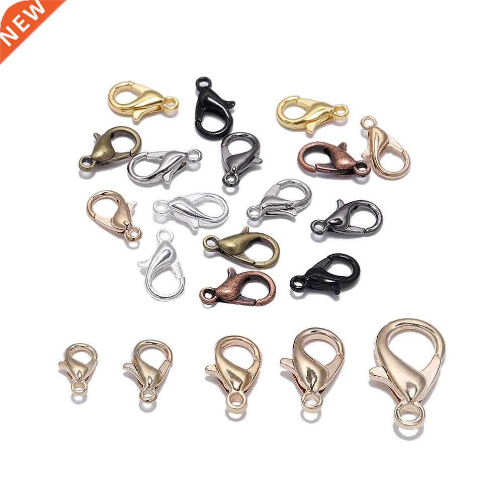 50pcs/lot Jewelry Findings Alloy Lobster Clasp Hooks For J