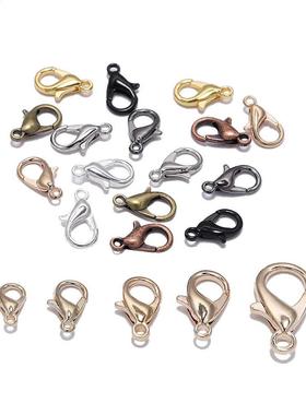 50pcs/lot Jewelry Findings Alloy Lobster Clasp Hooks For J