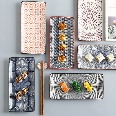 Crockery Party Dinner Dishes Tableware Set Japanese Sushi