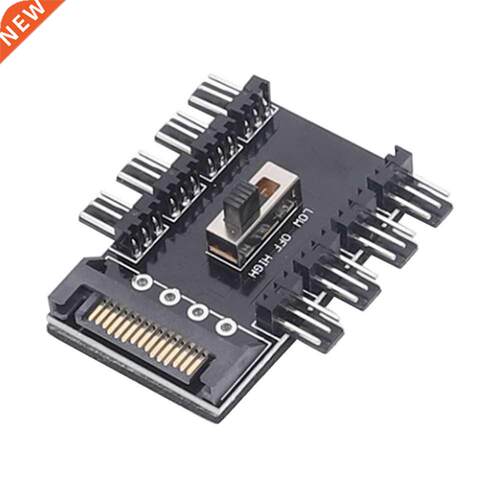Multi Way Splitter Cooler Cooling Fan Hub PC Computer SATA 1